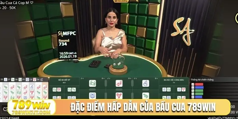 Đặc điểm hấp dẫn của bầu cua 789Win