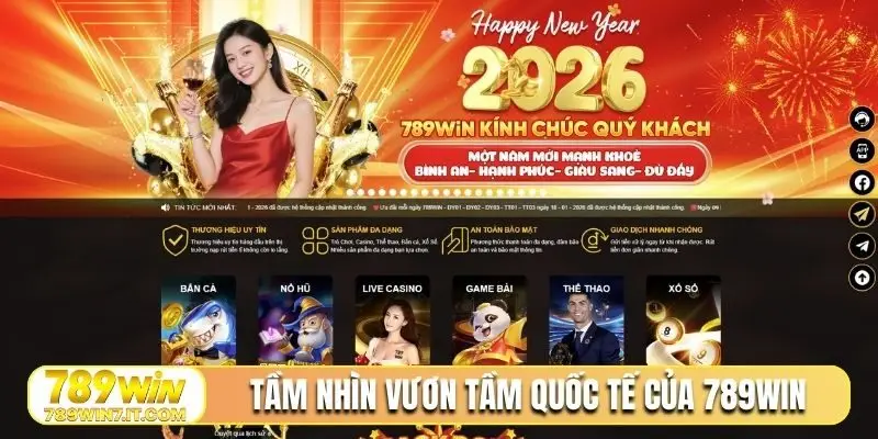 Tầm nhìn vươn tầm quốc tế của 789Win